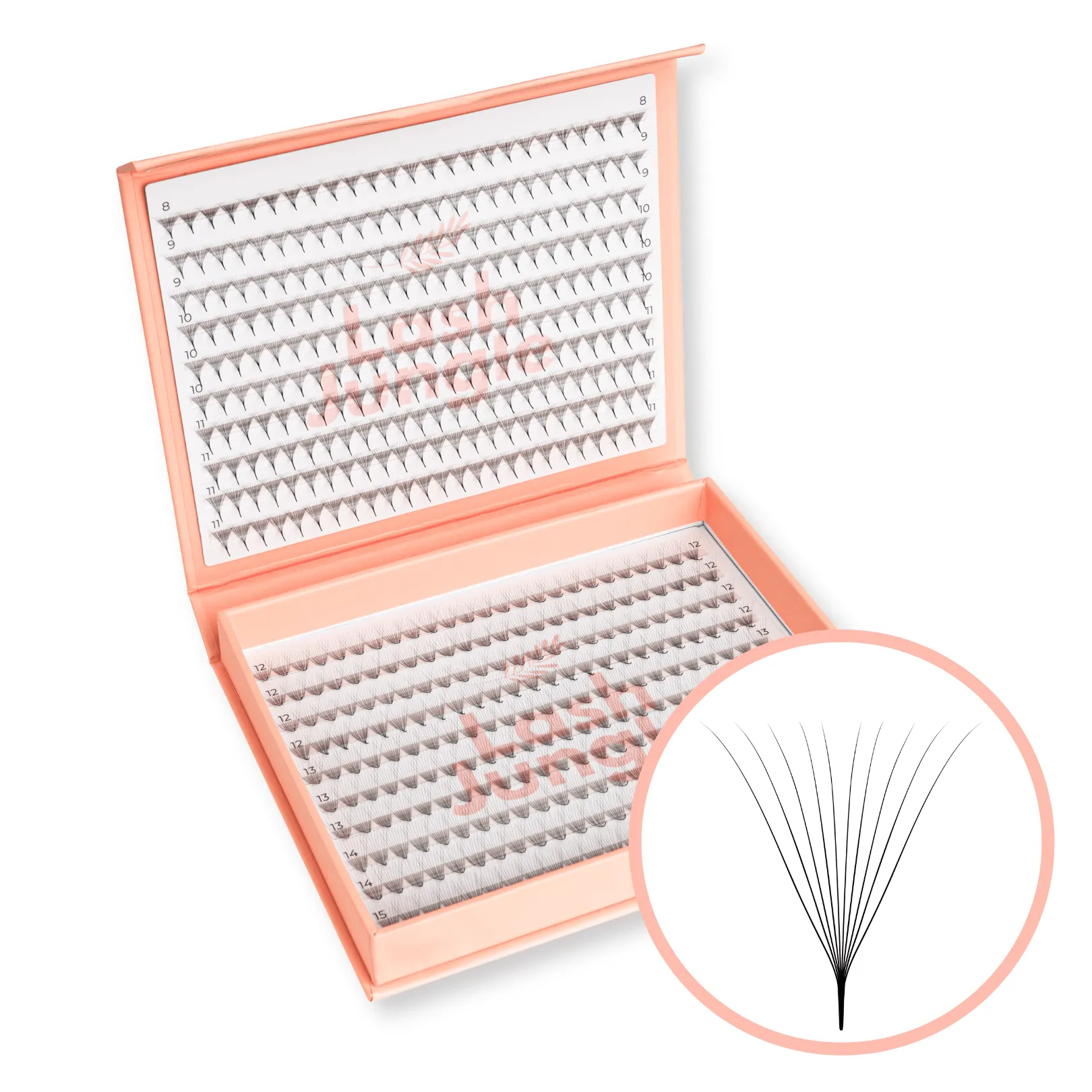 10D Promade Fans XXL Eco 500 - Premade Volume Fans