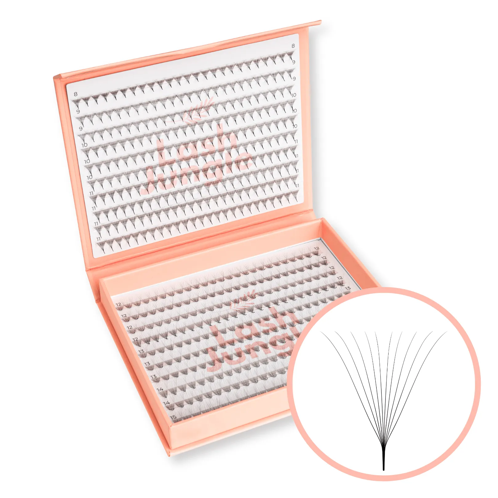 10D Promade Fans XXL Eco 500 - Premade Volume Fans