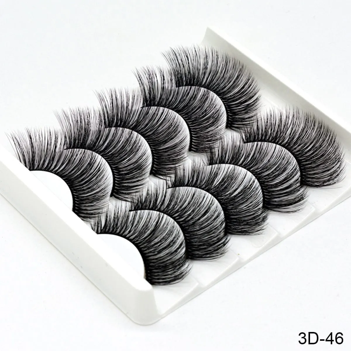 5 Pairs 3D Mink Lashes False Natural Long Eye Lashes