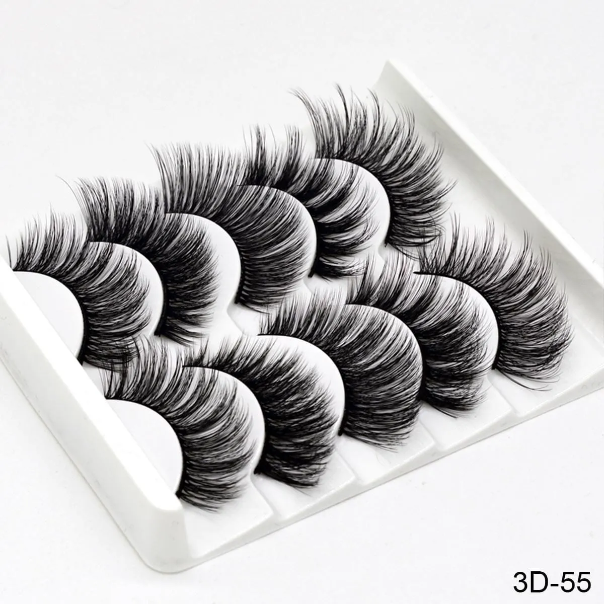 5 Pairs 3D Mink Lashes False Natural Long Eye Lashes