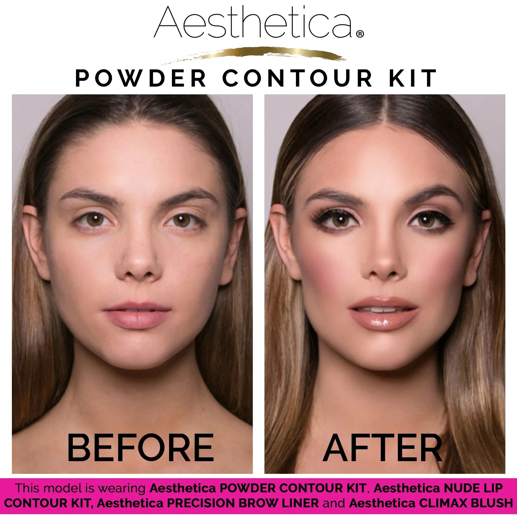 Aesthetica Pressed Powder Contour Kit