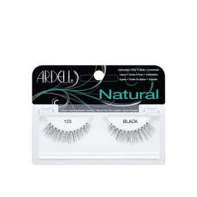Ardell 100% Human Hair False Fashion/Natural Eye Lashes 123 Black