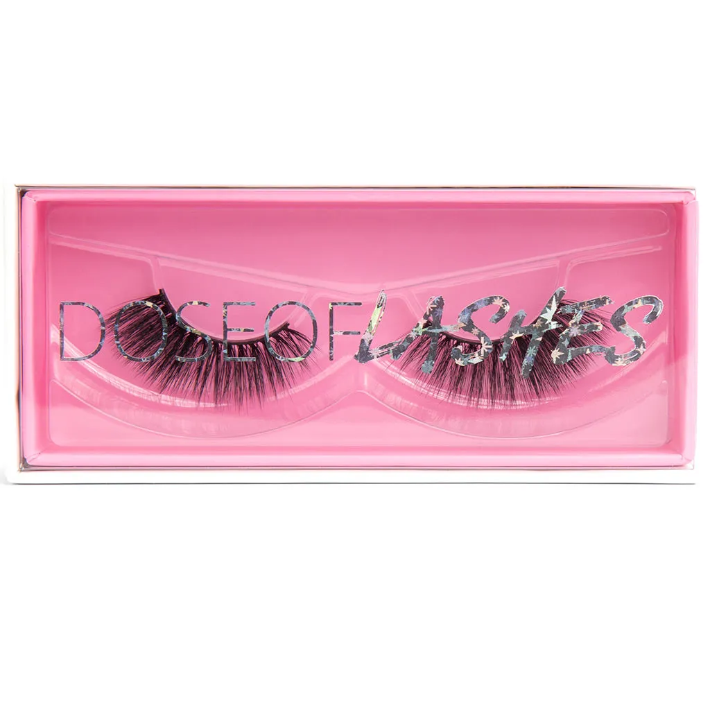 Dose of Lashes 3D Faux Mink Half Lashes - Selfie