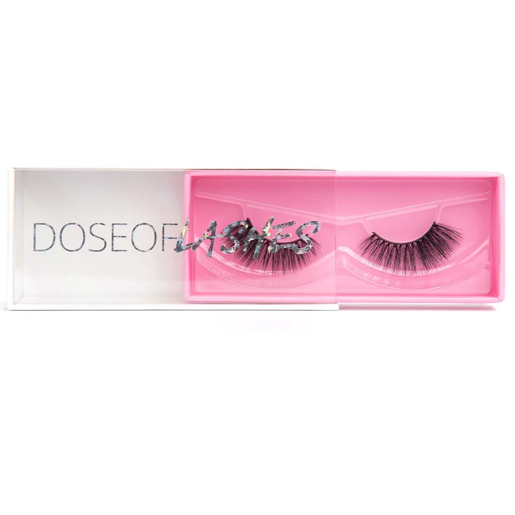 Dose of Lashes 3D Faux Mink Half Lashes - Selfie