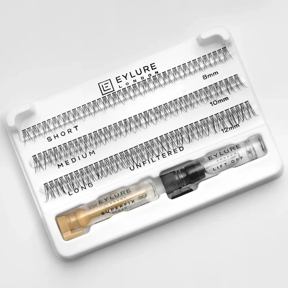 Eylure Salon Extensions Individual Lashes Unfiltered Black