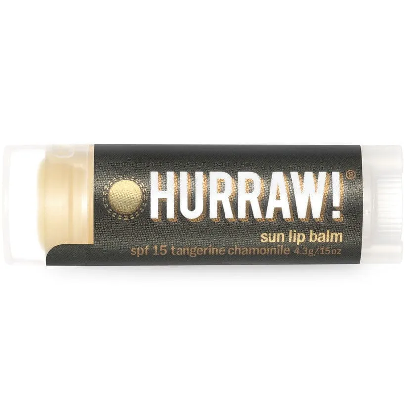 Hurraw Lip Balm - Spf 15  Tangerine Chamomile Vanilla
