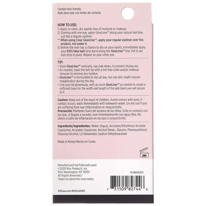 Kiss Lash Glue Liner - Clear (0.7ml)