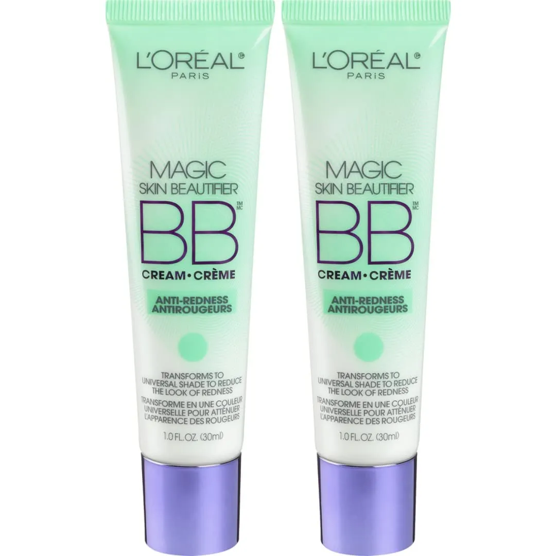 L'Oréal Paris Makeup Magic Skin Beautifier Anti-Redness BB Cream Tinted Moisturizer, 1 Ounce