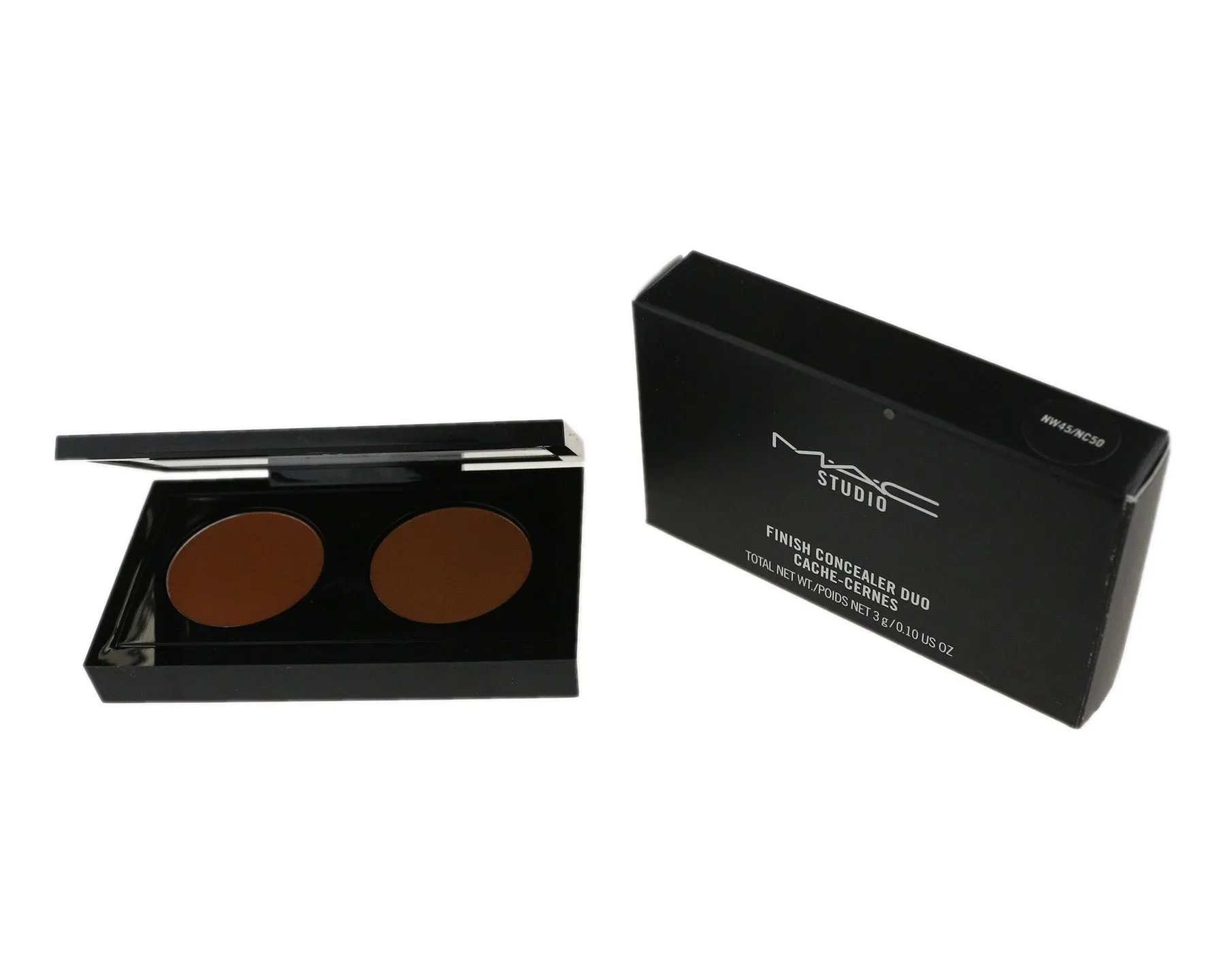 MAC Studio Finish Concealer Duo / Cache-Cernes 'NW45/NC50' 0.10Oz/3g New In Box
