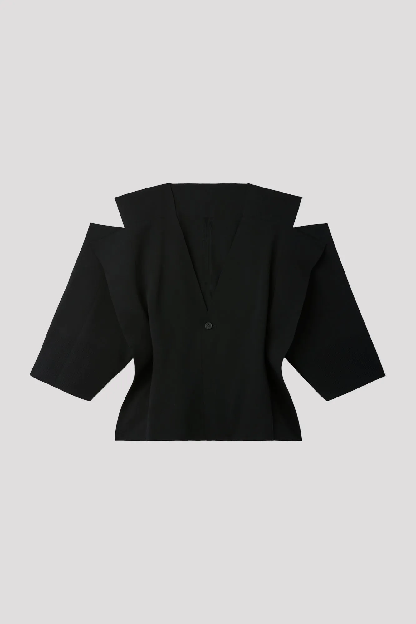 MILAN CREASE COLLARLESS JACKET