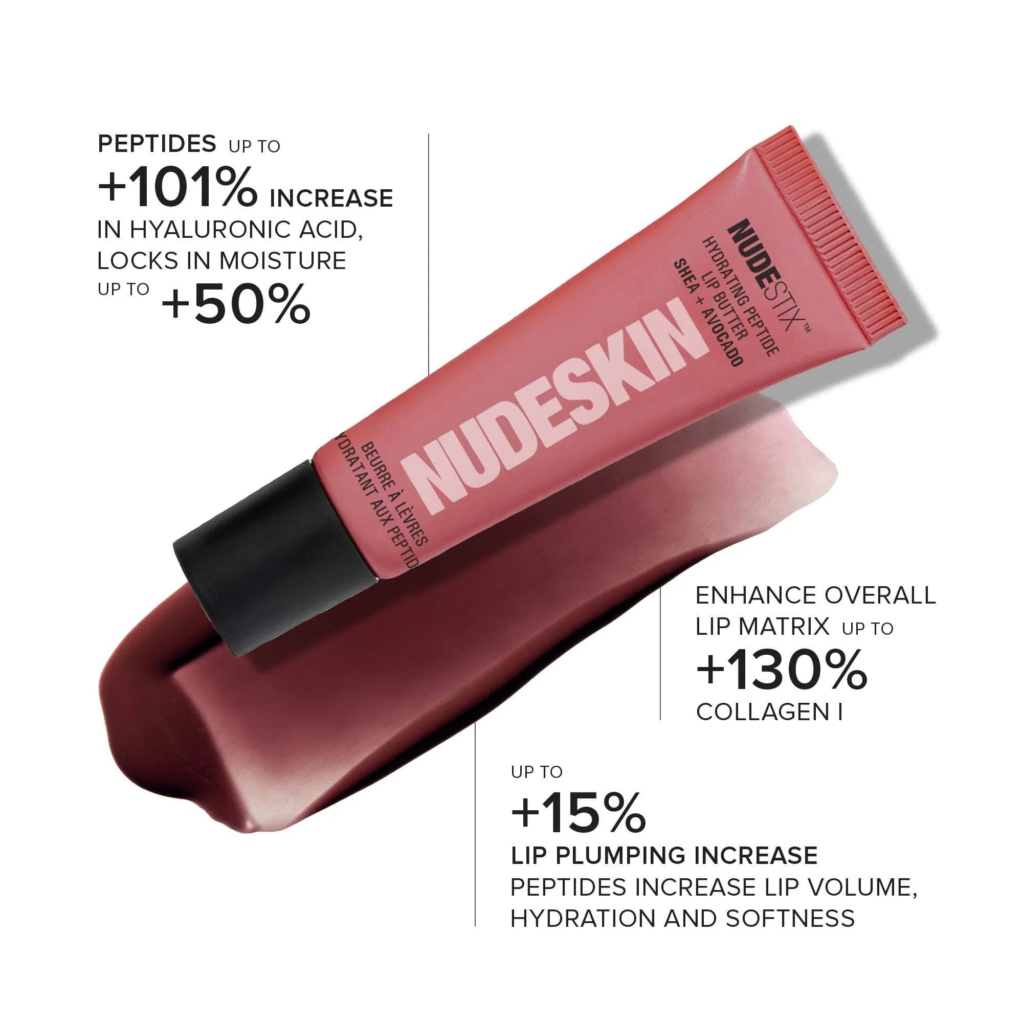 NUDESTIX Hydrating Peptide Lip Butter