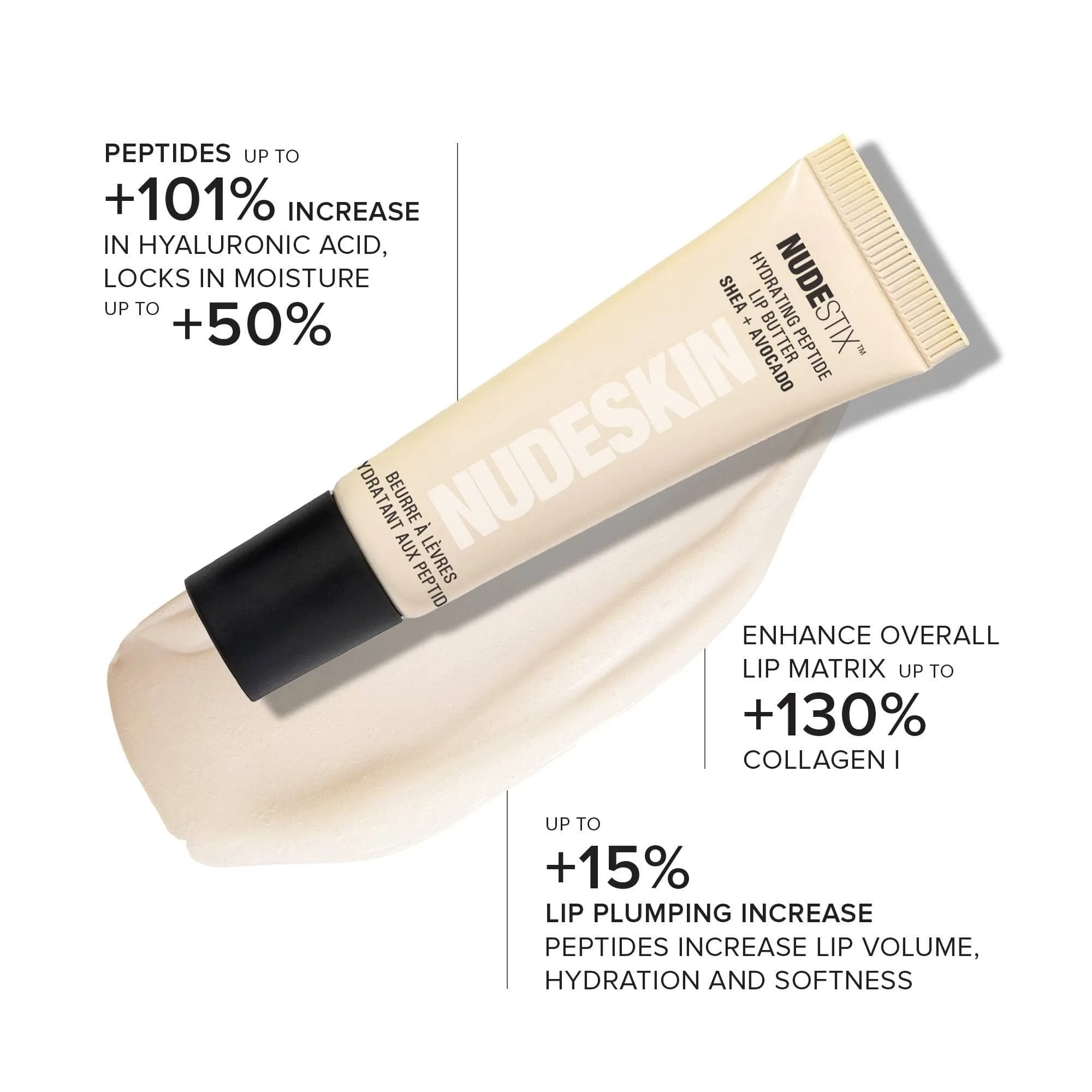 NUDESTIX Hydrating Peptide Lip Butter