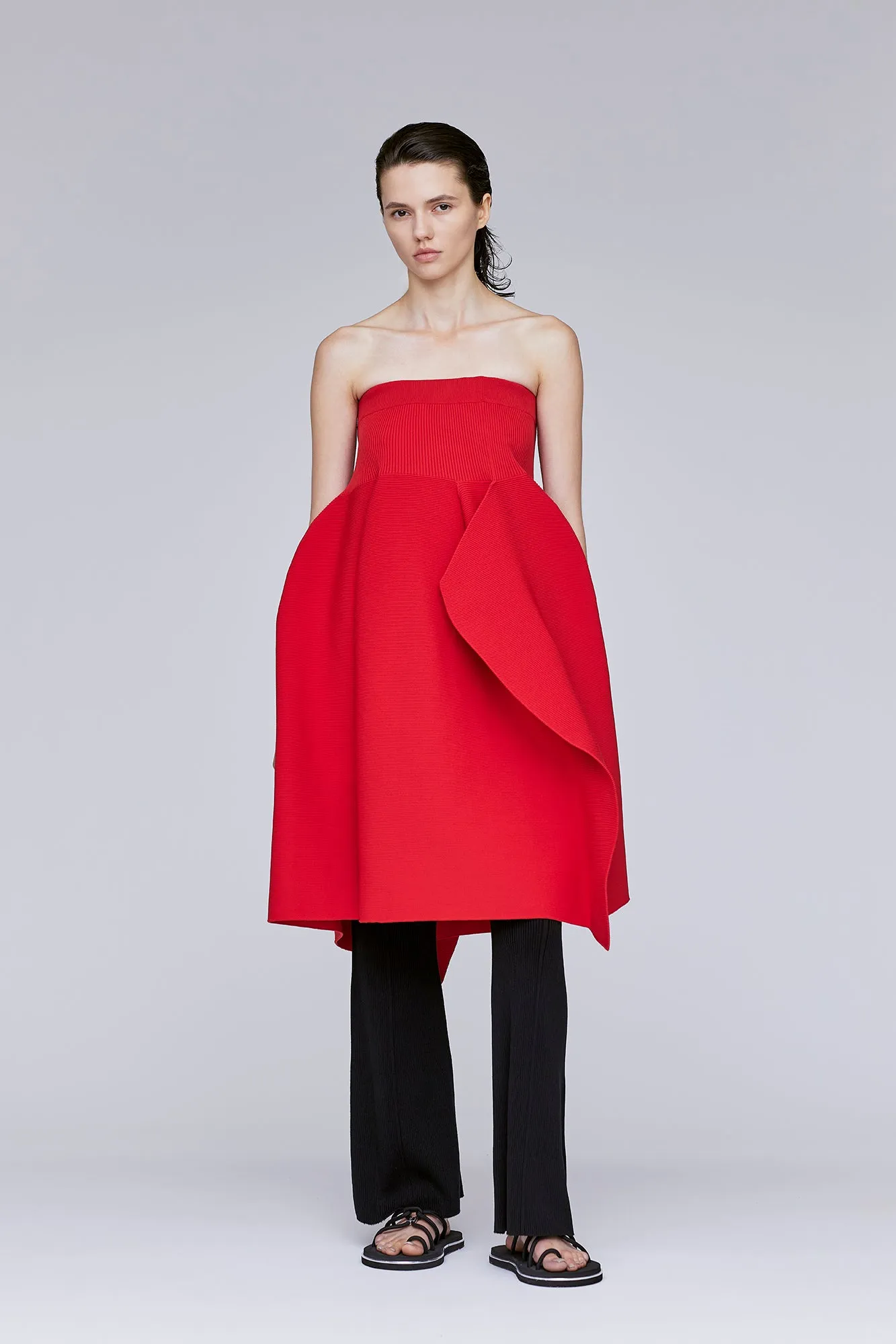 POTTERY CREASE SKIRT