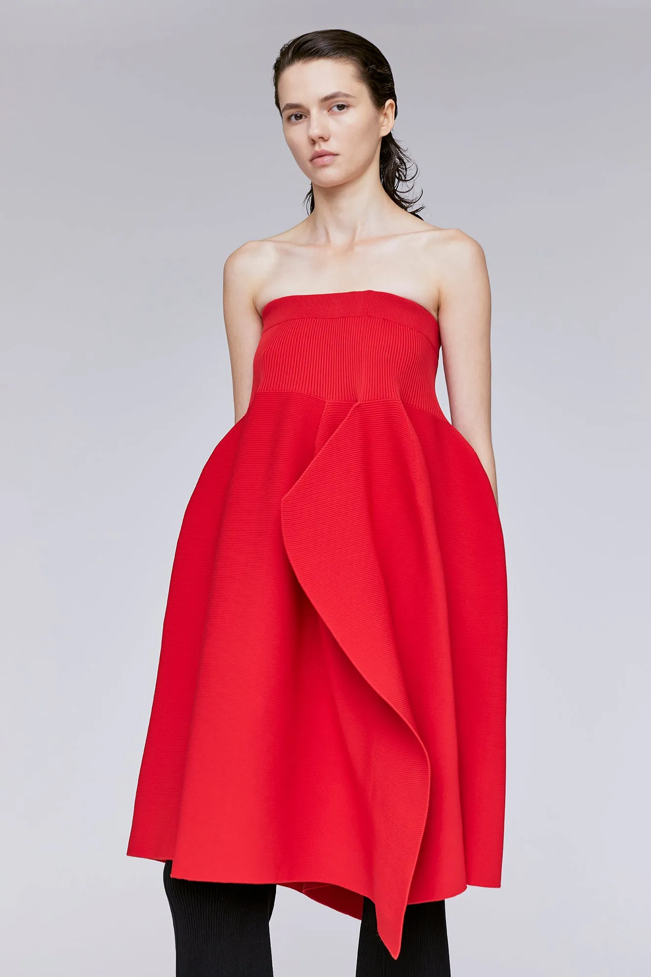 POTTERY CREASE SKIRT