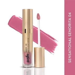 Purplle Always - On Matte Liquid Lipstick - Sensational Senorita 04 (6.5ml)
