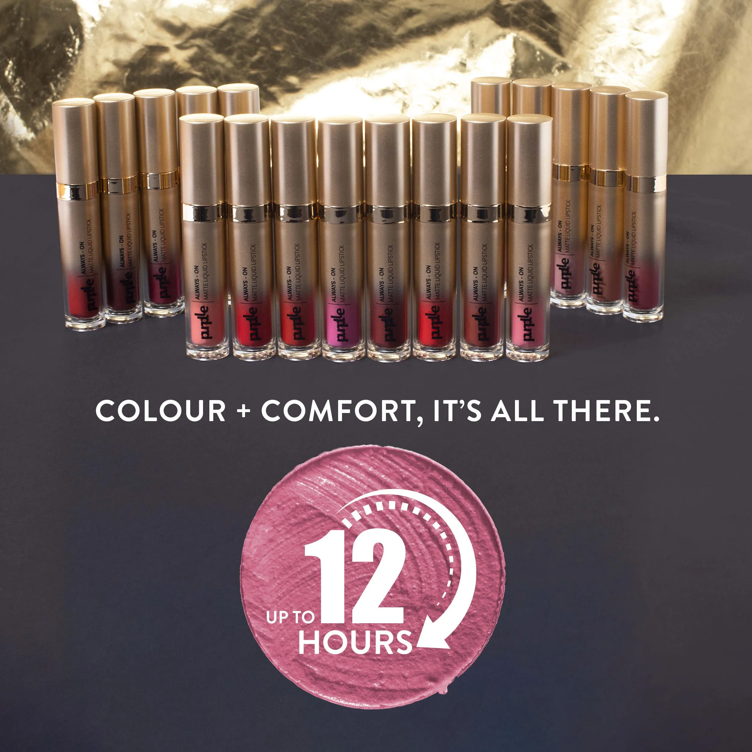 Purplle Always - On Matte Liquid Lipstick - Sensational Senorita 04 (6.5ml)