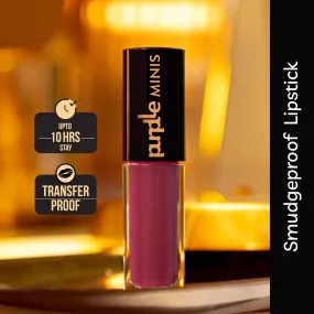 Purplle Ultra HD Matte Mini Liquid Lipstick, Brown - My First Gossip 20 | Highly Pigmented | Non-drying | Long Lasting | Easy Application | Water Resistant | Transferproof | Smudgeproof (1.6 ml)