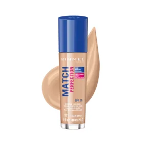 Rimmel London Match Perfection Foundation SPF20 - 201 Classic Beige