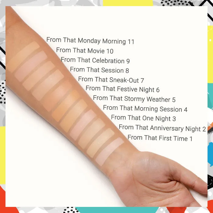 Stay Quirky Hide my Hickey Concealer Minis - From That One Night 3 | Buildabale Coverage | Brightening | Long Lasting | Smudgeproof | Transferproof