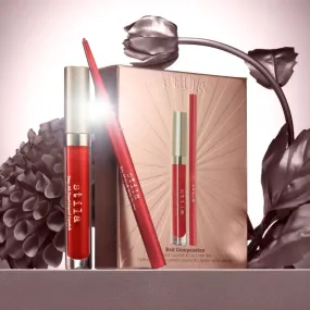 Stila Red Compassion Liquid Lipstick & Lip Liner Set