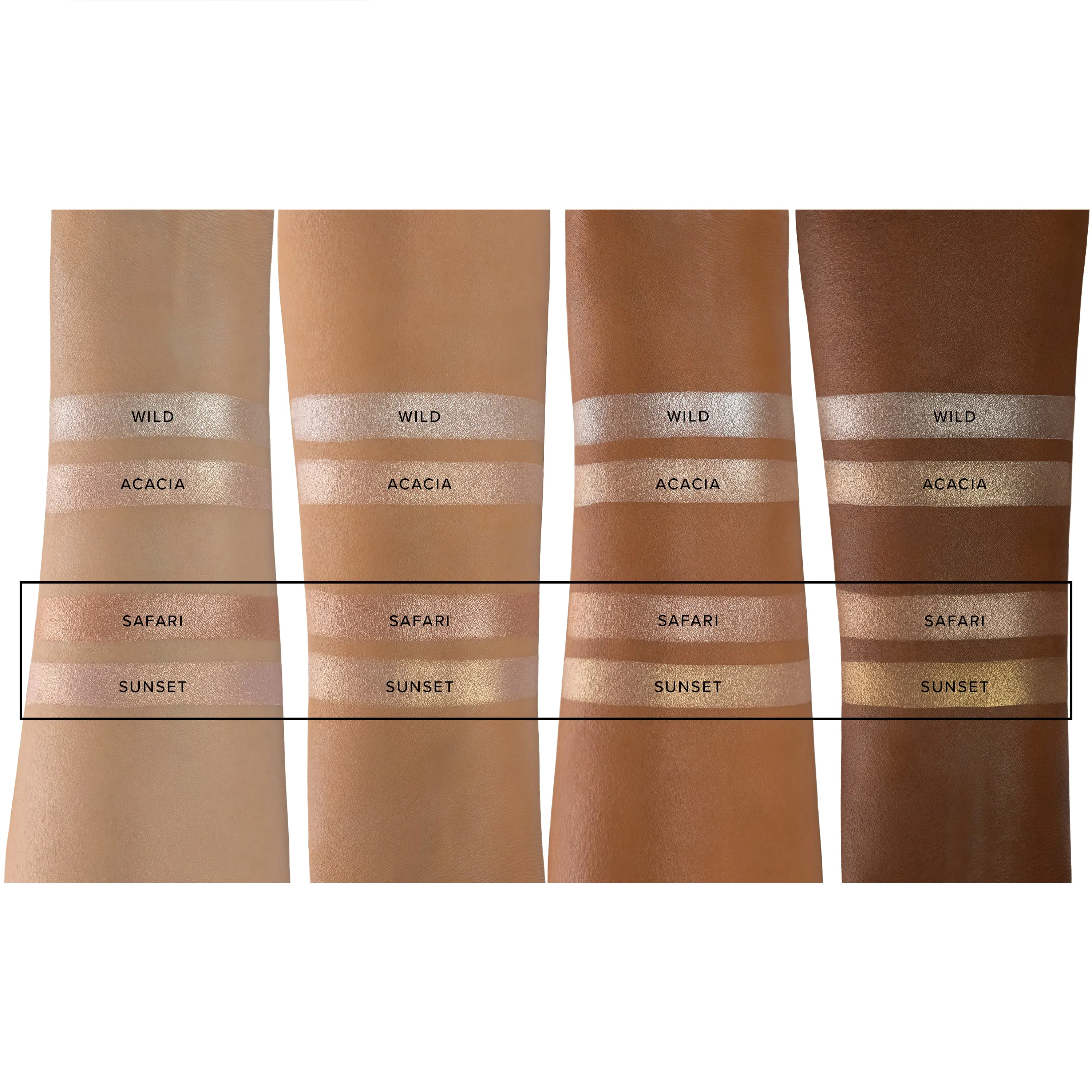 Whats Up Beauty - Serengeti Highlighter Duo - Shade Safari Sunset